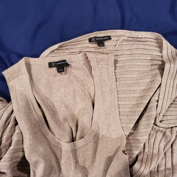 Amazing tank top with shrug/bolero set, sold as a pair - EUC - Picture 8 of 9